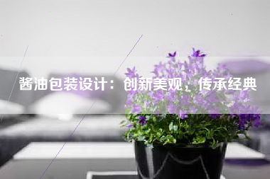 酱油包装设计：创新美观，传承经典