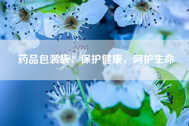 药品包装袋：保护健康，呵护生命
