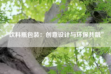 饮料瓶包装：创意设计与环保共融”