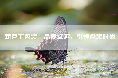 新巨丰包装：品质卓越，引领包装时尚