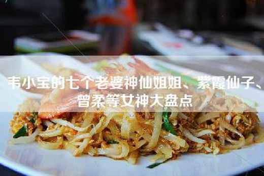 韦小宝的七个老婆神仙姐姐、紫霞仙子、曾柔等女神大盘点