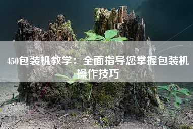 450包装机教学：全面指导您掌握包装机操作技巧