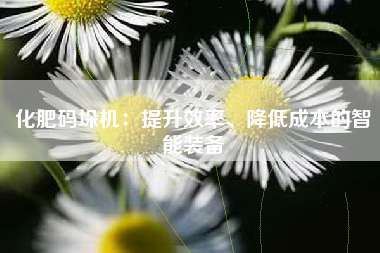 化肥码垛机：提升效率、降低成本的智能装备