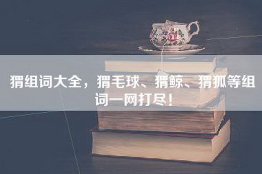 猬组词大全，猬毛球、猬鲸、猬狐等组词一网打尽！
