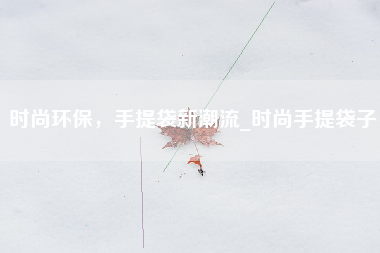时尚环保，手提袋新潮流_时尚手提袋子
