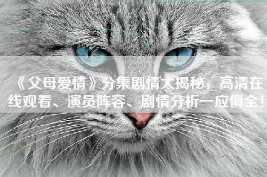《父母爱情》分集剧情大揭秘，高清在线观看、演员阵容、剧情分析一应俱全！