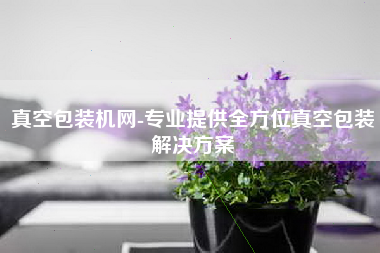 真空包装机网-专业提供全方位真空包装解决方案
