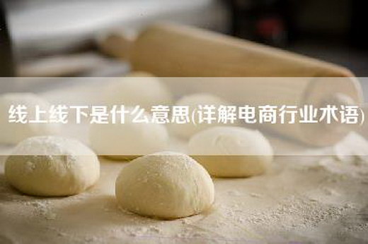 线上线下是什么意思(详解电商行业术语)