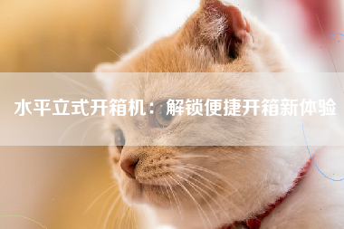 水平立式开箱机：解锁便捷开箱新体验
