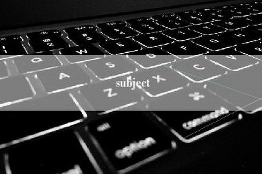 subject