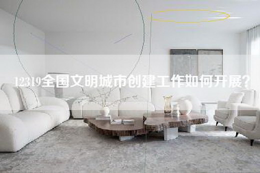 12319全国文明城市创建工作如何开展？