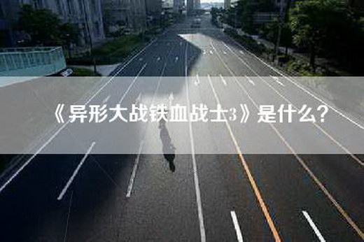 《异形大战铁血战士3》是什么？