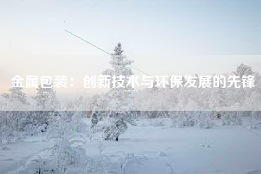 金属包装：创新技术与环保发展的先锋
