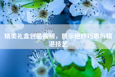 精美礼盒包装视频，展示绝妙巧思与精湛技艺