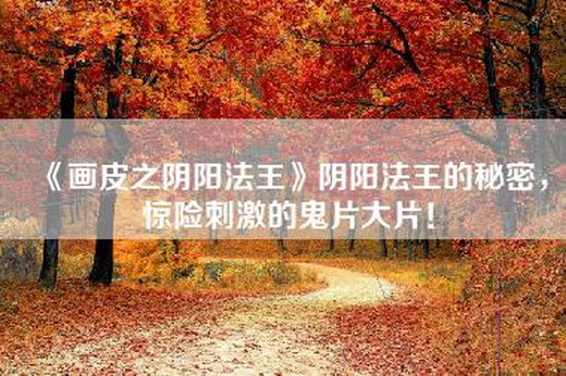 《画皮之阴阳法王》阴阳法王的秘密，惊险刺激的鬼片大片！