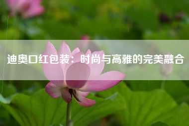 迪奥口红包装：时尚与高雅的完美融合