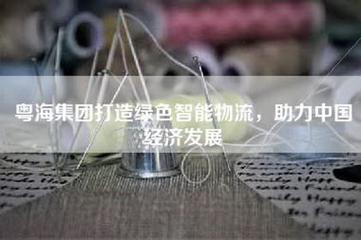 粤海集团打造绿色智能物流，助力中国经济发展