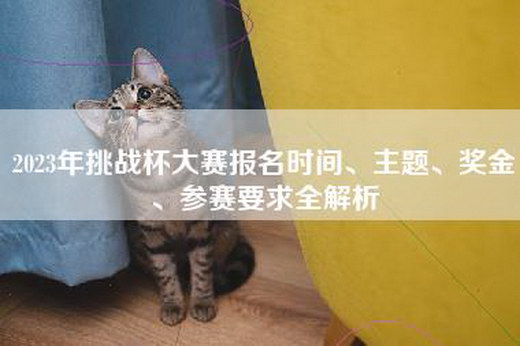 2023年挑战杯大赛报名时间、主题、奖金、参赛要求全解析