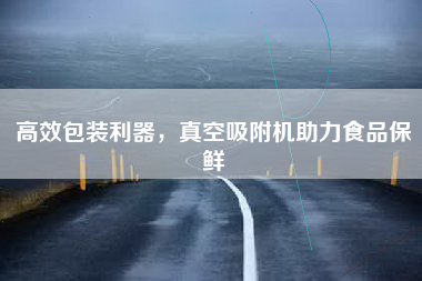 高效包装利器，真空吸附机助力食品保鲜