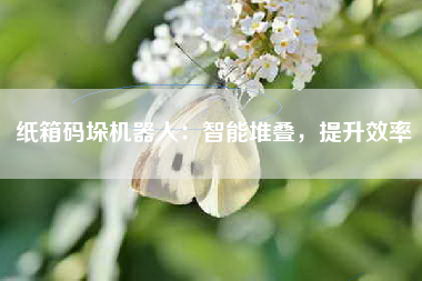 纸箱码垛机器人：智能堆叠，提升效率