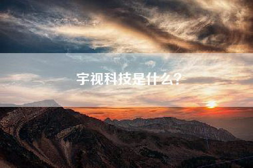 宇视科技是什么？