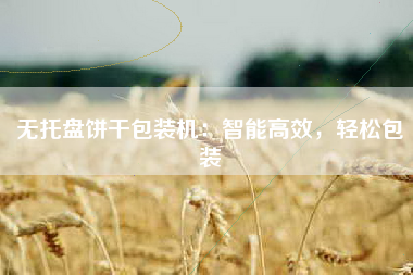 无托盘饼干包装机：智能高效，轻松包装