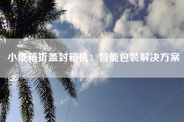 小纸箱折盖封箱机：智能包装解决方案