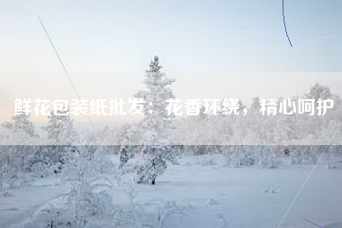 鲜花包装纸批发：花香环绕，精心呵护