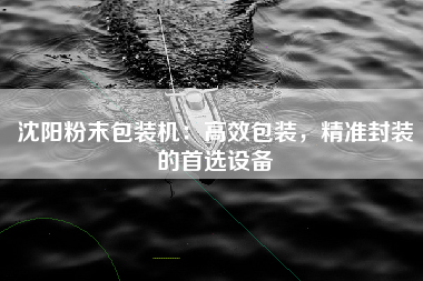 沈阳粉末包装机：高效包装，精准封装的首选设备