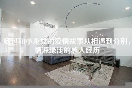 杨过和小龙女的爱情故事从相遇到分别，情深缘浅的感人经历