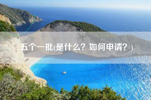五个一批(是什么？如何申请？)