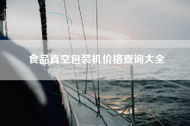 食品真空包装机价格查询大全