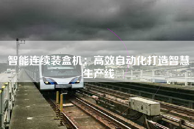 智能连续装盒机：高效自动化打造智慧生产线
