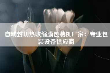 自动封切热收缩膜包装机厂家：专业包装设备供应商
