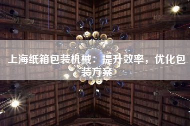 上海纸箱包装机械：提升效率，优化包装方案