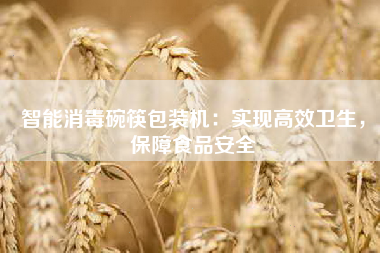 智能消毒碗筷包装机：实现高效卫生，保障食品安全