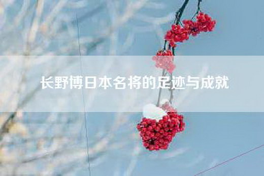 长野博日本名将的足迹与成就