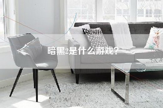 暗黑2是什么游戏？