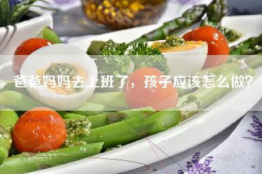 爸爸妈妈去上班了，孩子应该怎么做？