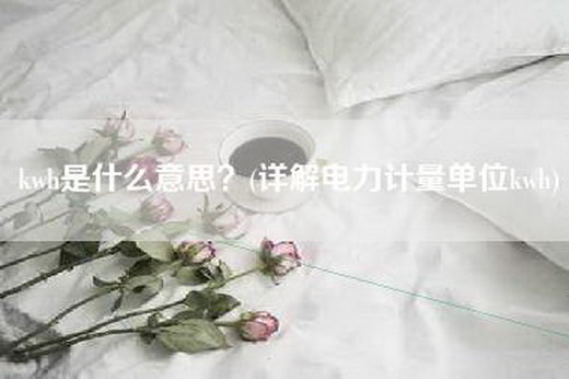 kwh是什么意思？(详解电力计量单位kwh)