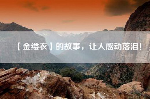 【金缕衣】的故事，让人感动落泪！