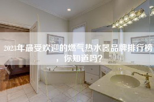 2023年最受欢迎的燃气热水器品牌排行榜，你知道吗？
