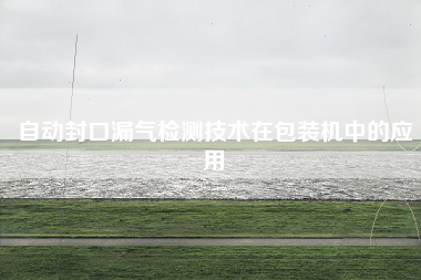 自动封口漏气检测技术在包装机中的应用