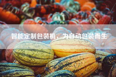 智能定制包装机，为自动包装而生