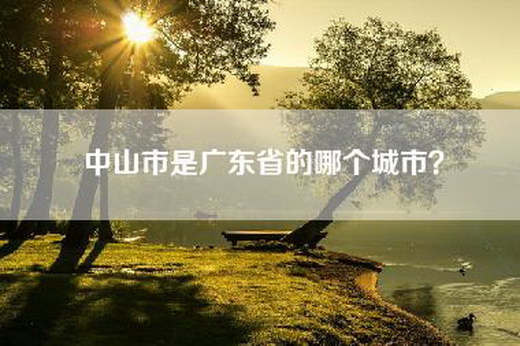 中山市是广东省的哪个城市？