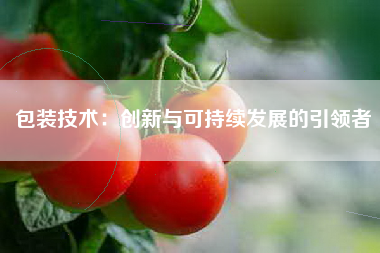 包装技术：创新与可持续发展的引领者
