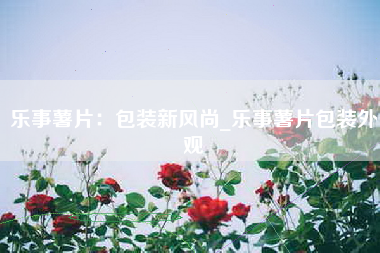 乐事薯片：包装新风尚_乐事薯片包装外观