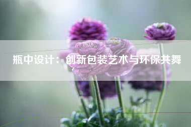 瓶中设计：创新包装艺术与环保共舞