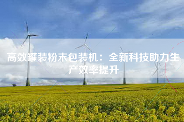 高效罐装粉末包装机：全新科技助力生产效率提升