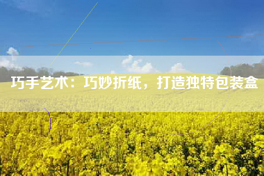 巧手艺术：巧妙折纸，打造独特包装盒